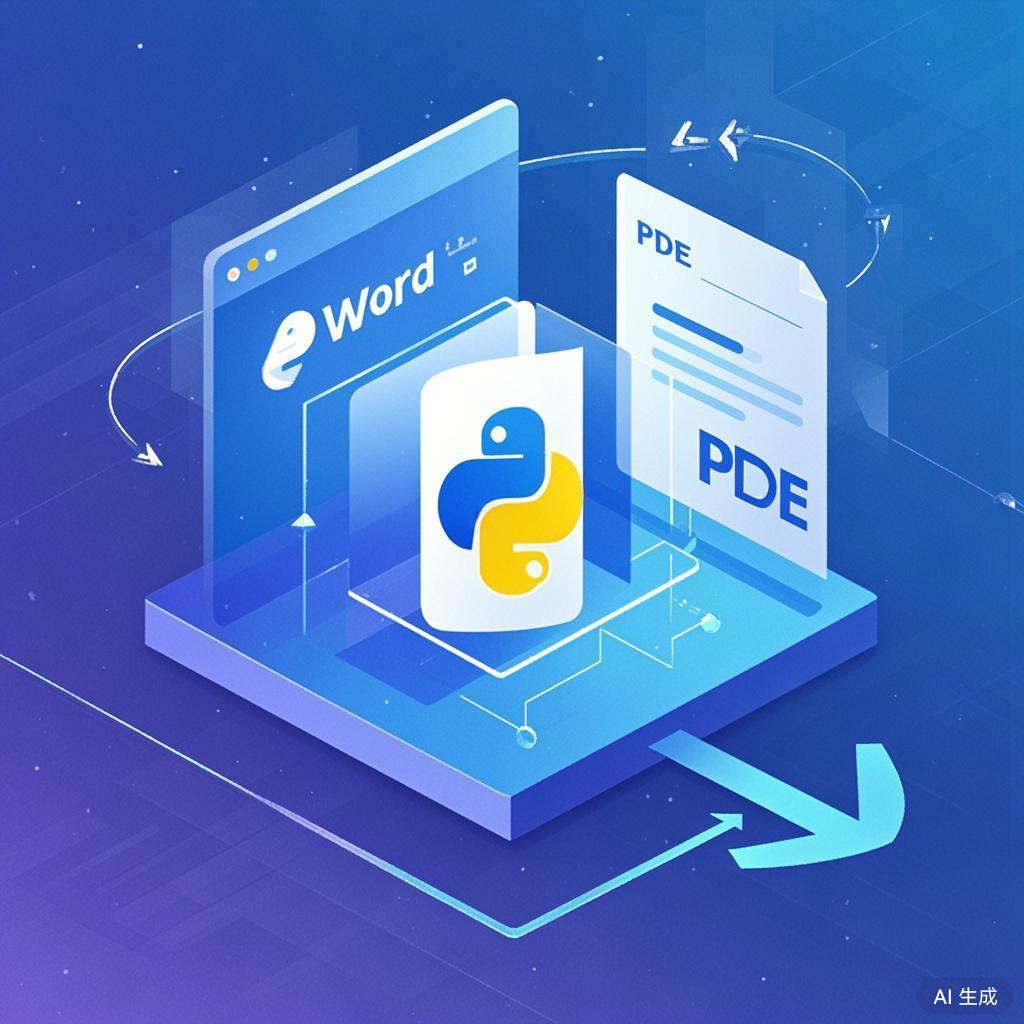 使用python把word转成pdf